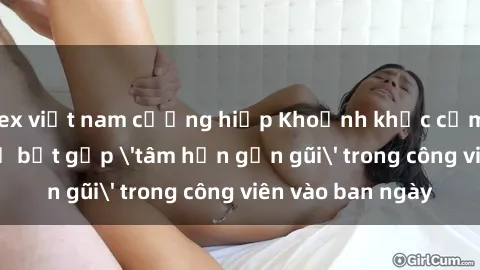 sex việt nam cưỡng hiếp Khoảnh khắc cấm kỵ: Cặp đôi bị bắt gặp 'tâm hồn gần gũi' trong công viên vào ban ngày
